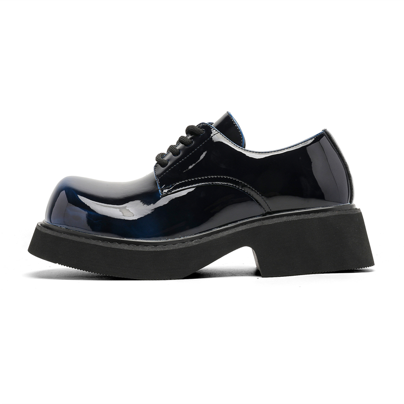 

FAPAI Кожаные повседневные туфли мужские низкие с эффектом смены цвета красный/серый/синий/зеленый/фиолетовый/коричневый - Синий с эффектом смены цвета, цвет Color-Changing Blue