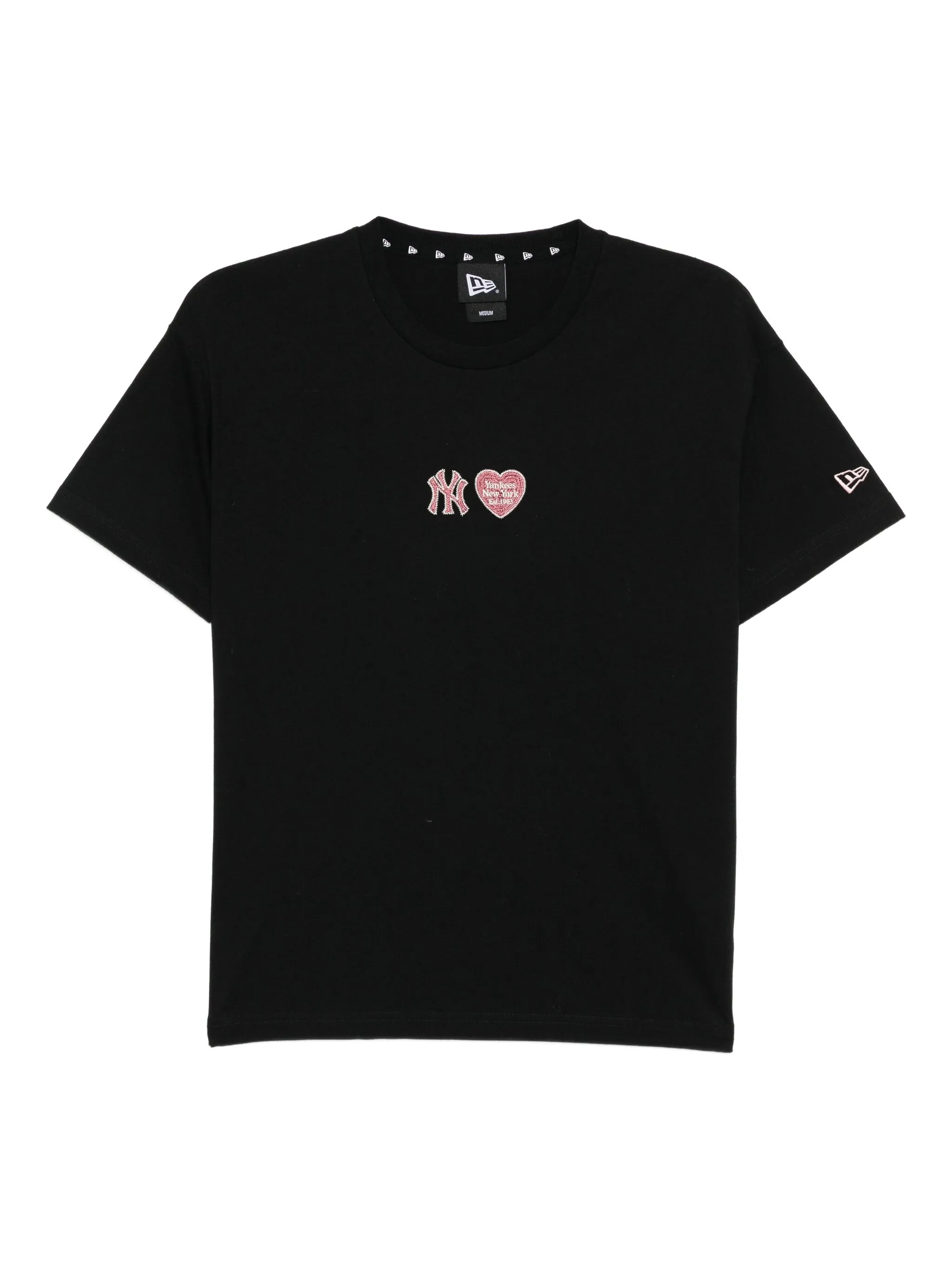 

Футболка с вышитым логотипом New Era Cap, черный