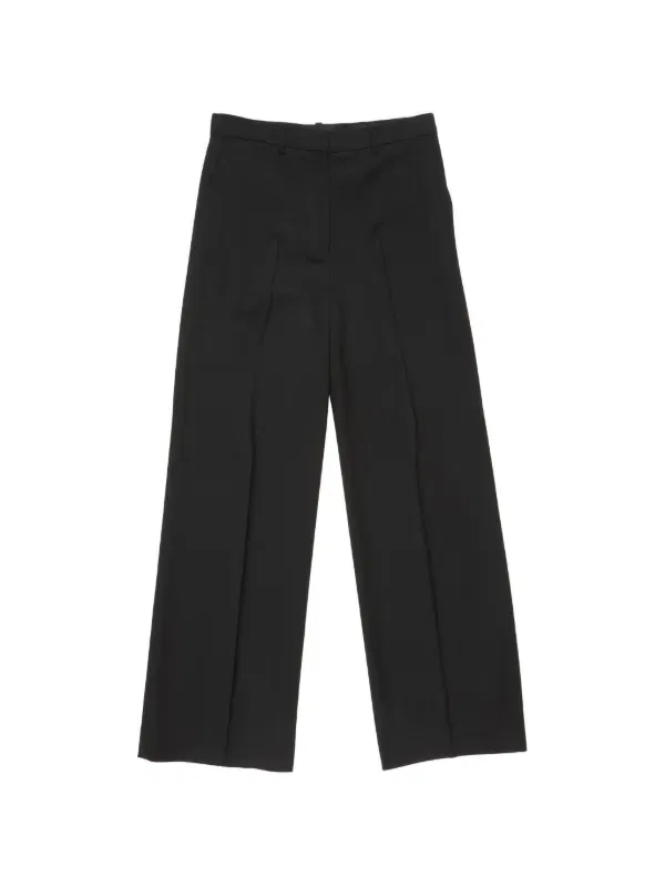 Брюки прямого кроя Acne Studios, черный