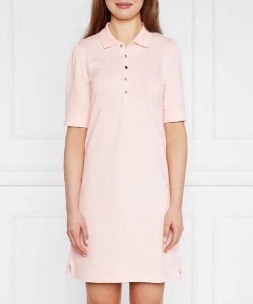 

Платье-Рубашка с короткими рукавами в стиле кэжуал Lauren Ralph Lauren, розовый