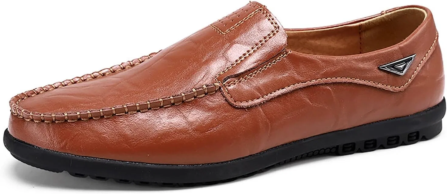 Лоферы мужские с двойной пряжкой, Slip-On, красный DAO-UPPSE