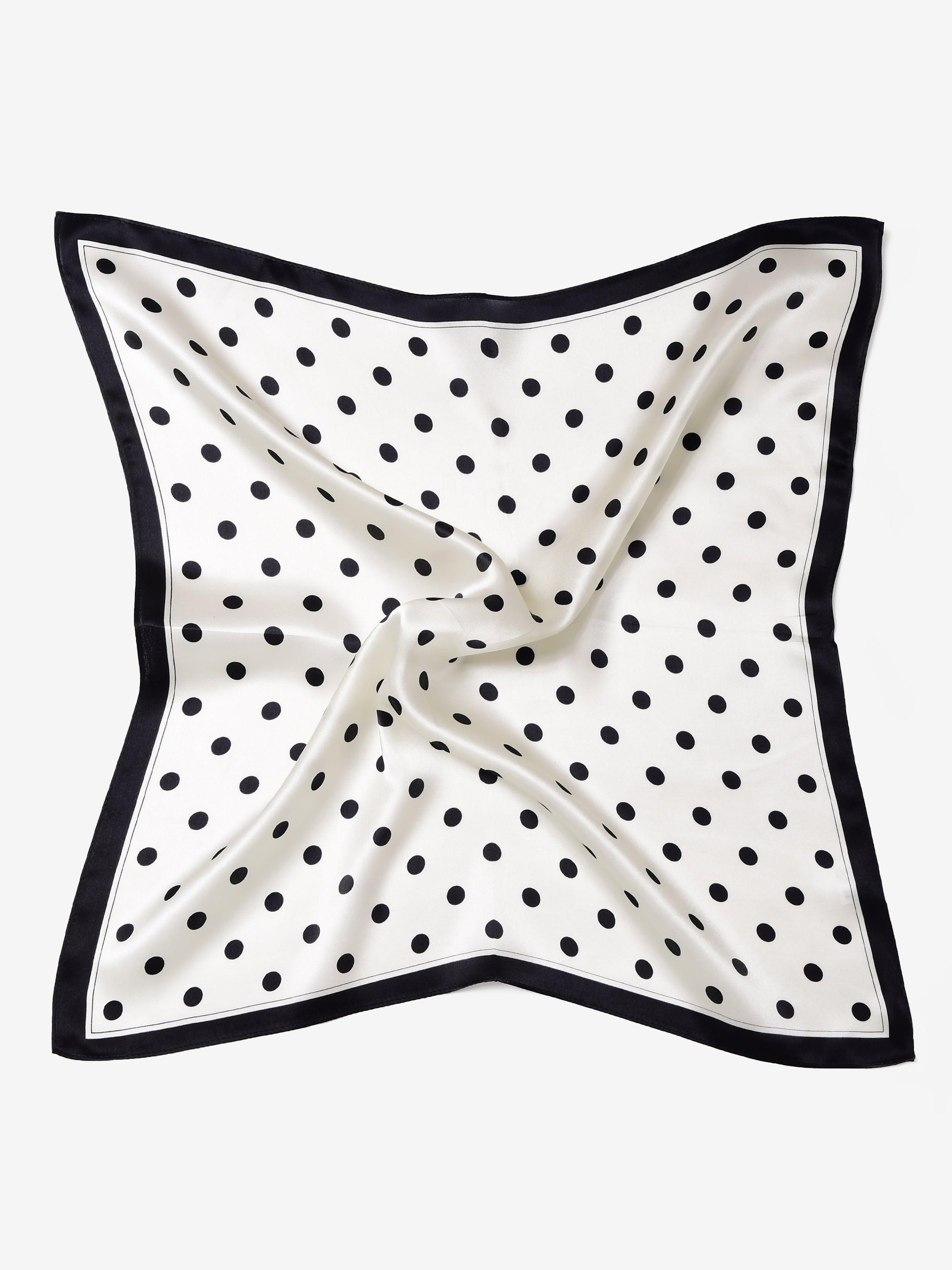 

MayTree Шарф 'Seidentuch Punkte klein' в белом цвете