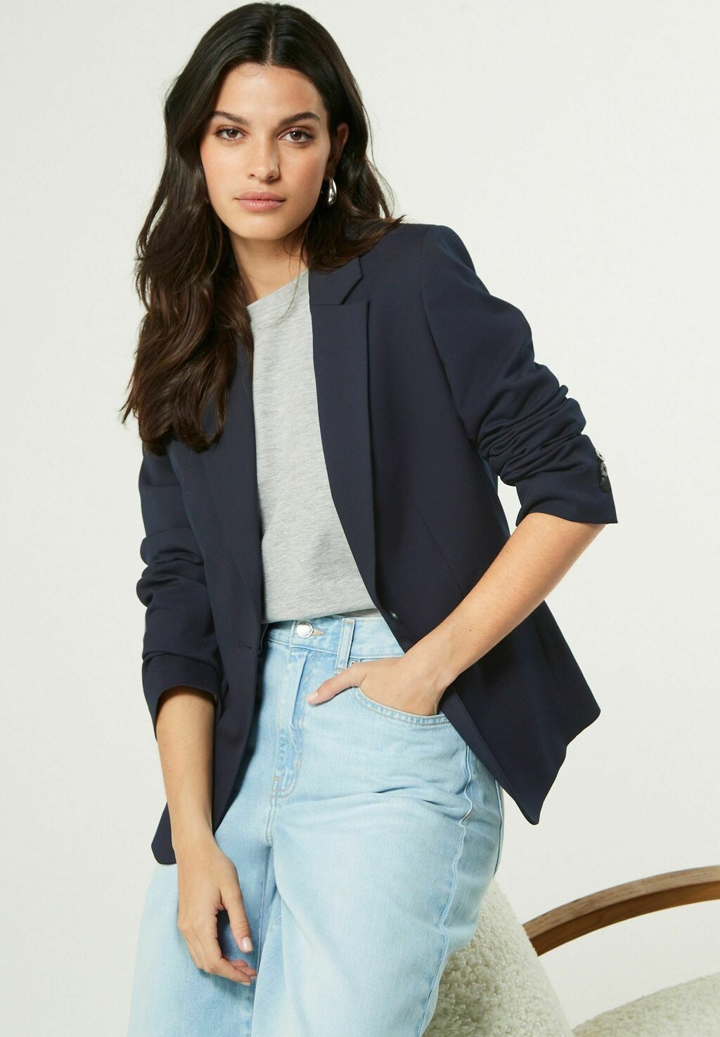 

Блейзер TAILORED SINGLE BREASTED REGULAR FIT Next, синий
