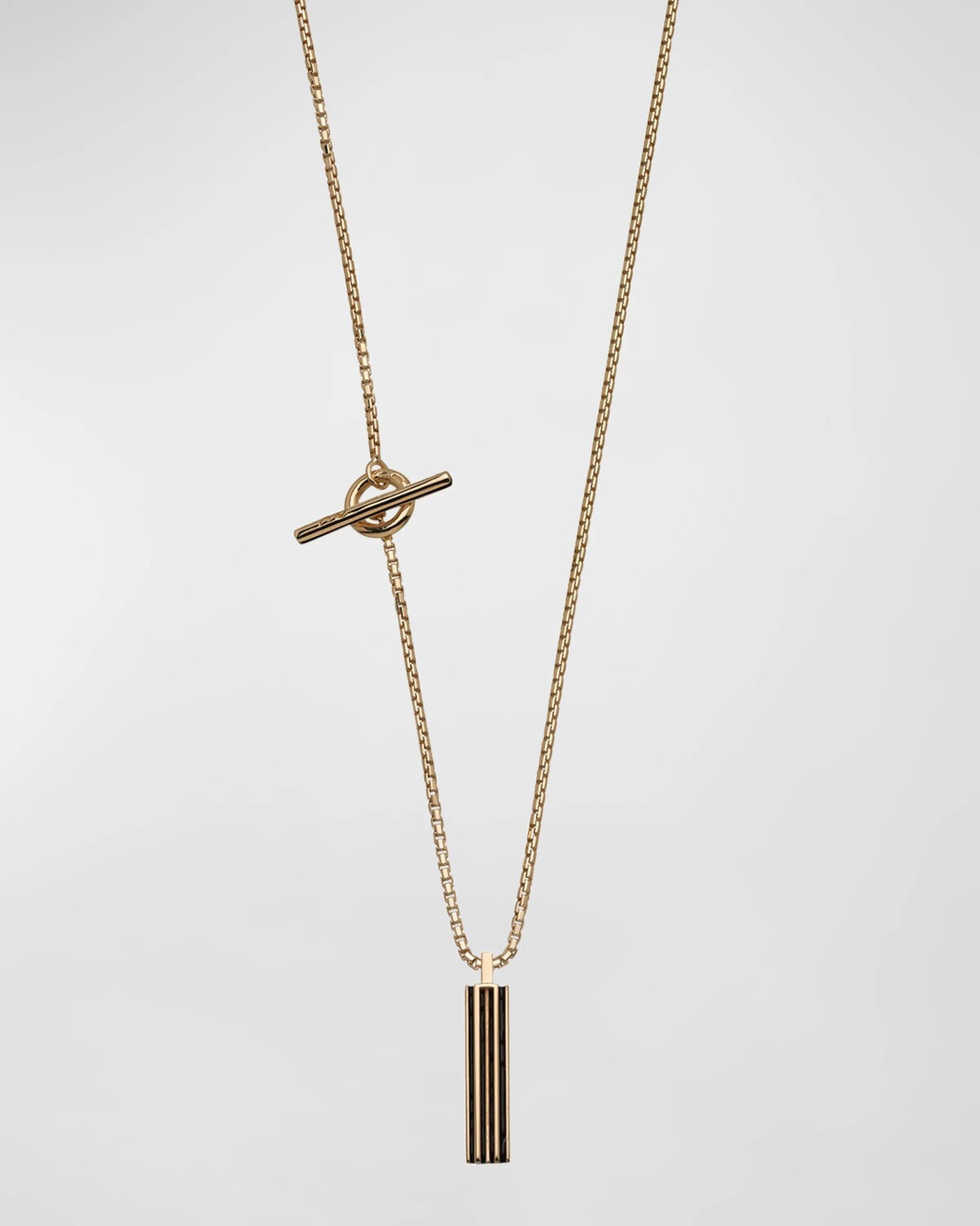 

Мужское ожерелье с подвеской Acies Bar Marco Dal Maso, цвет Yellow Gold/Black