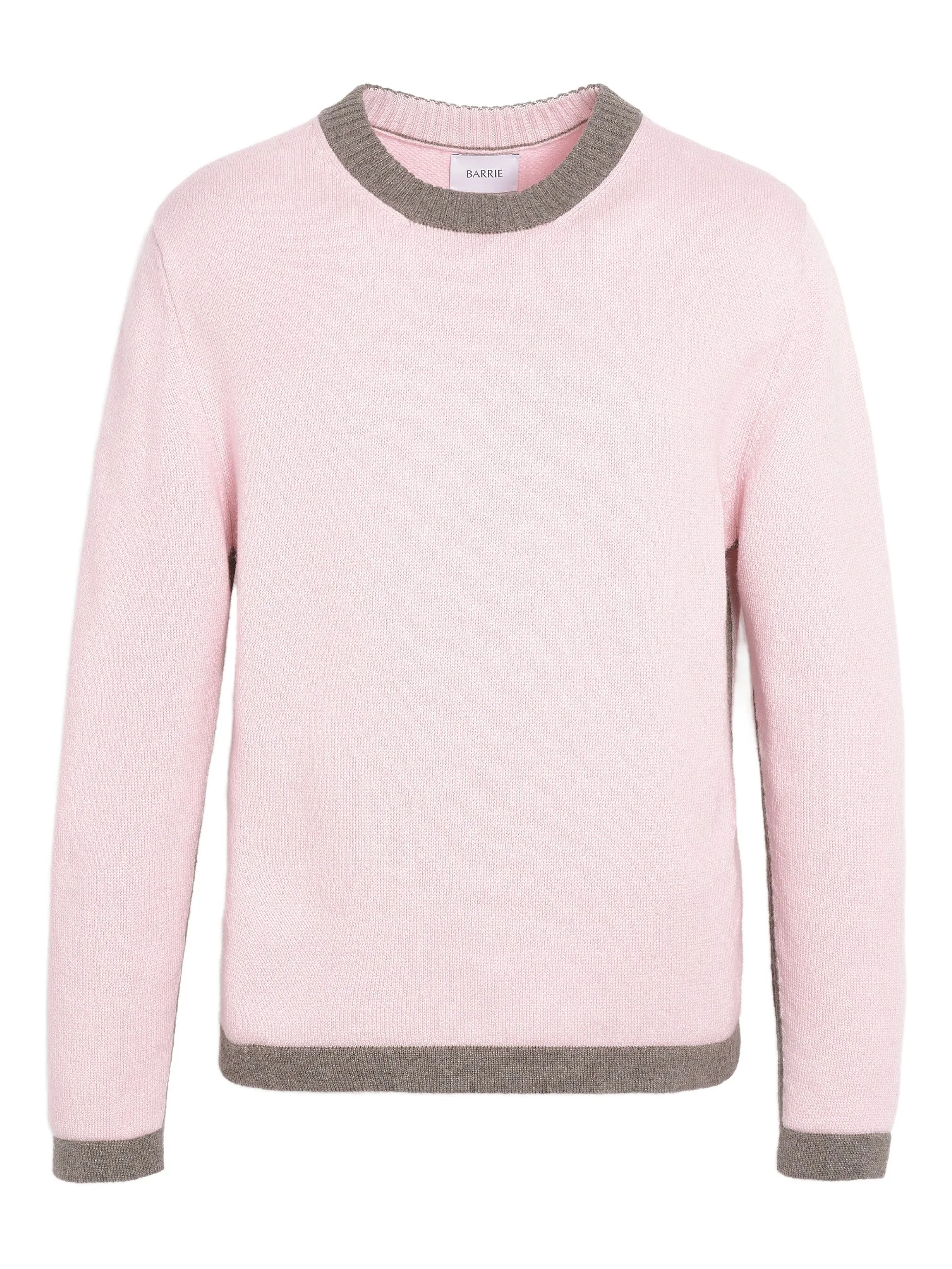 

Кашемировый джемпер с круглым вырезом Barrie, розовый