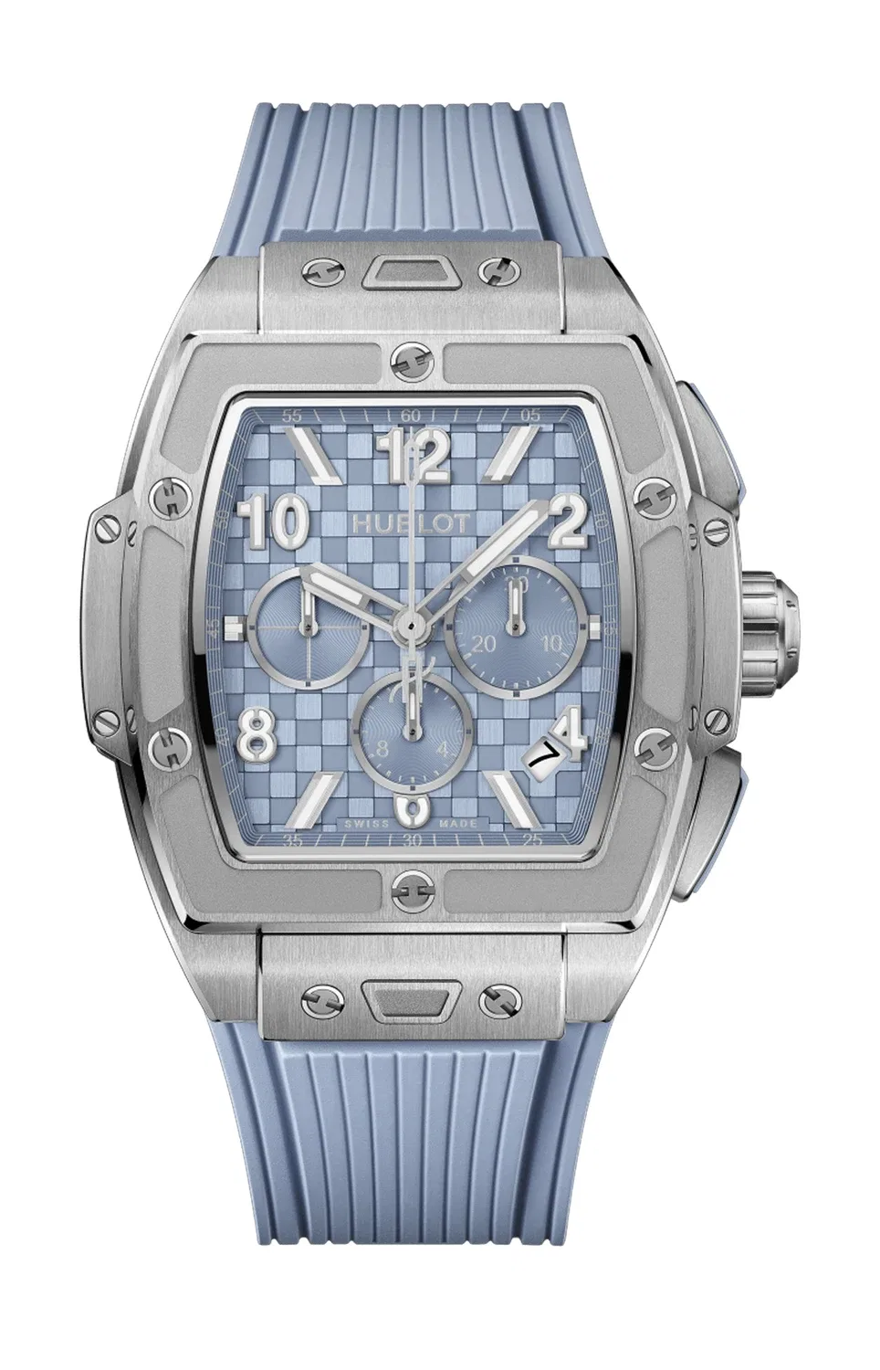 SPIRIT OF BIG BANG TITANIUM COAL BLUE 42 ММ - 642.NX.717B.RX HUBLOT, золотой