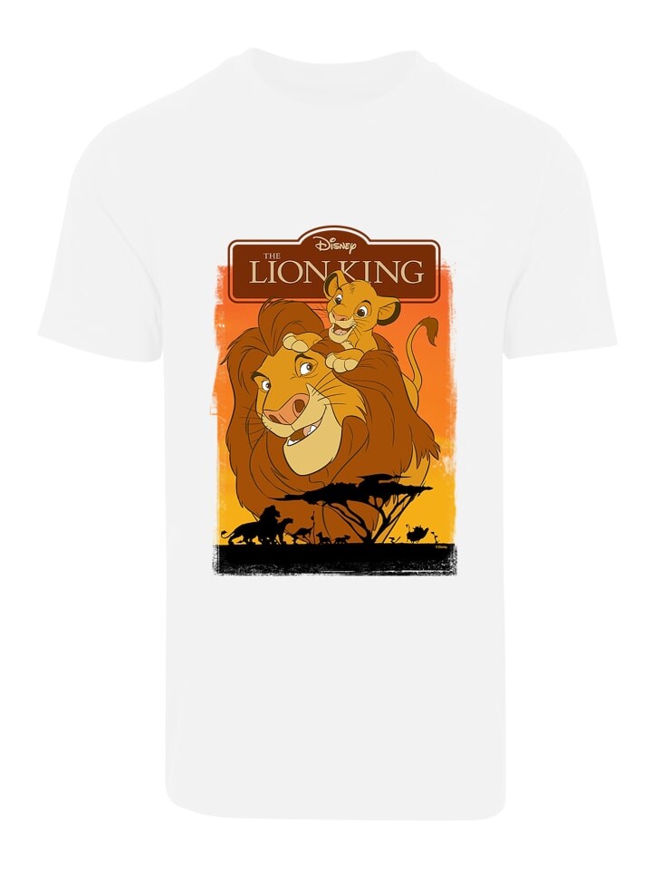

Футболка F4NT4STIC Disney König der Löwen Simba und Mufasa, белый