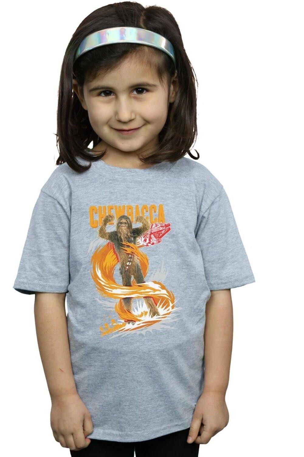 

Футболка Chewbacca Gigantic из хлопка Star Wars, серый