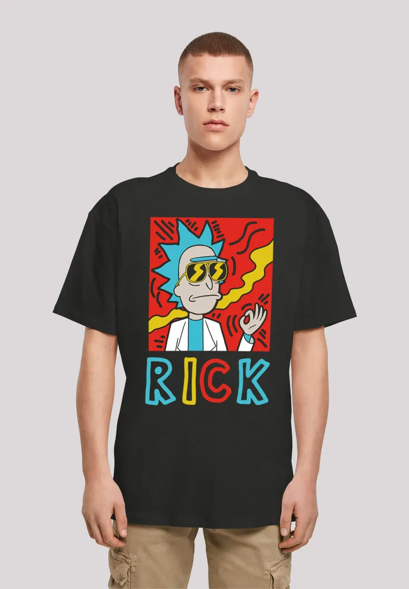 

F4NT4STIC Футболка "Рик и Морти Cool RICK", принт, черный
