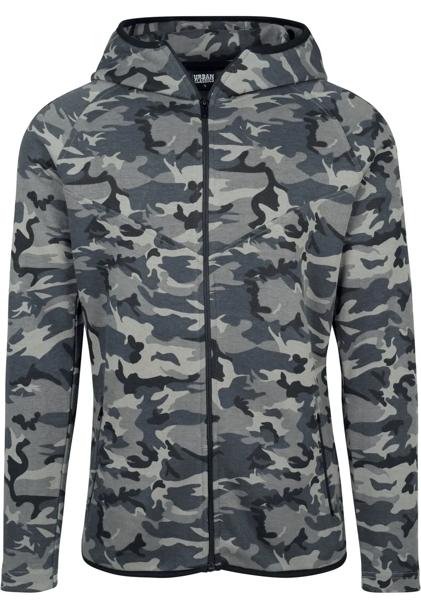 

Куртка всепогодная URBAN CLASSICS " Urban Classics Men's Interlock Camo Zip Jacket" (1 шт.), с капюшоном, цвет Darkcamo