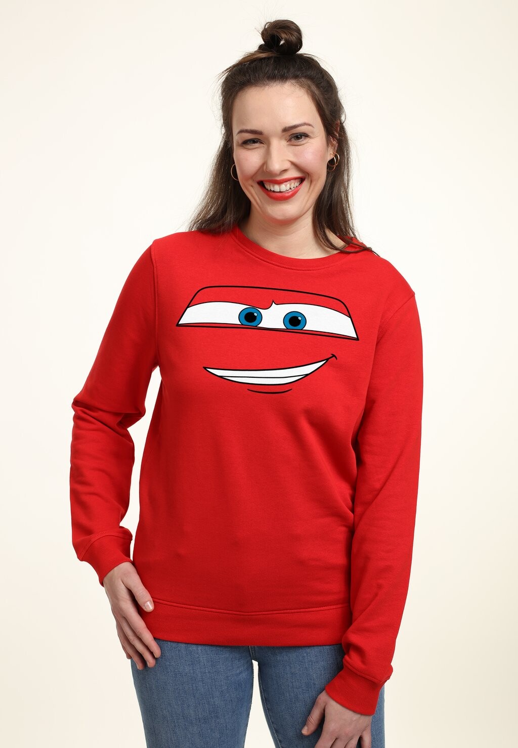 

Толстовка CARS 1-2 MCQUEEN BIG FACE Disney, красный
