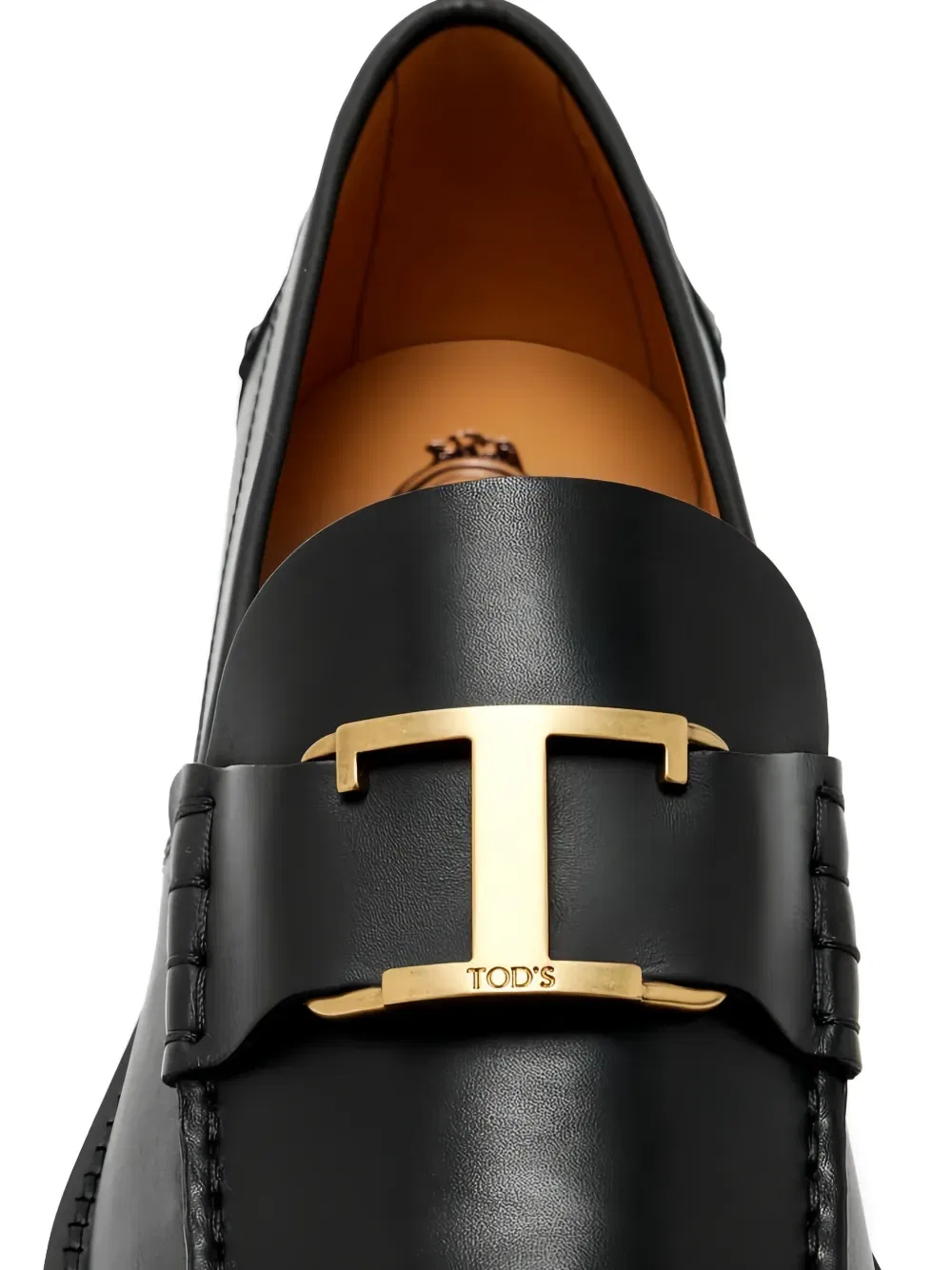 Классические кожаные лоферы Tod'S, черный — фото 4