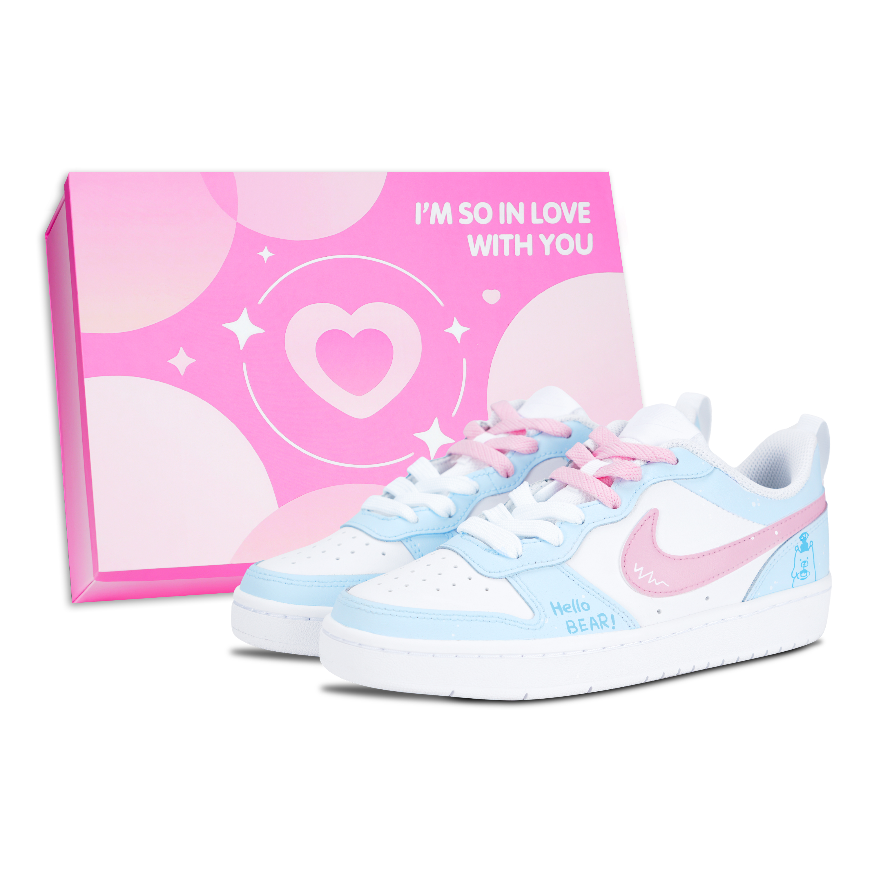 

Nike Детские кроссовки для скейтбординга Court Borough Low 2 с защитой от скольжения, износостойкие, розовые, для подростков