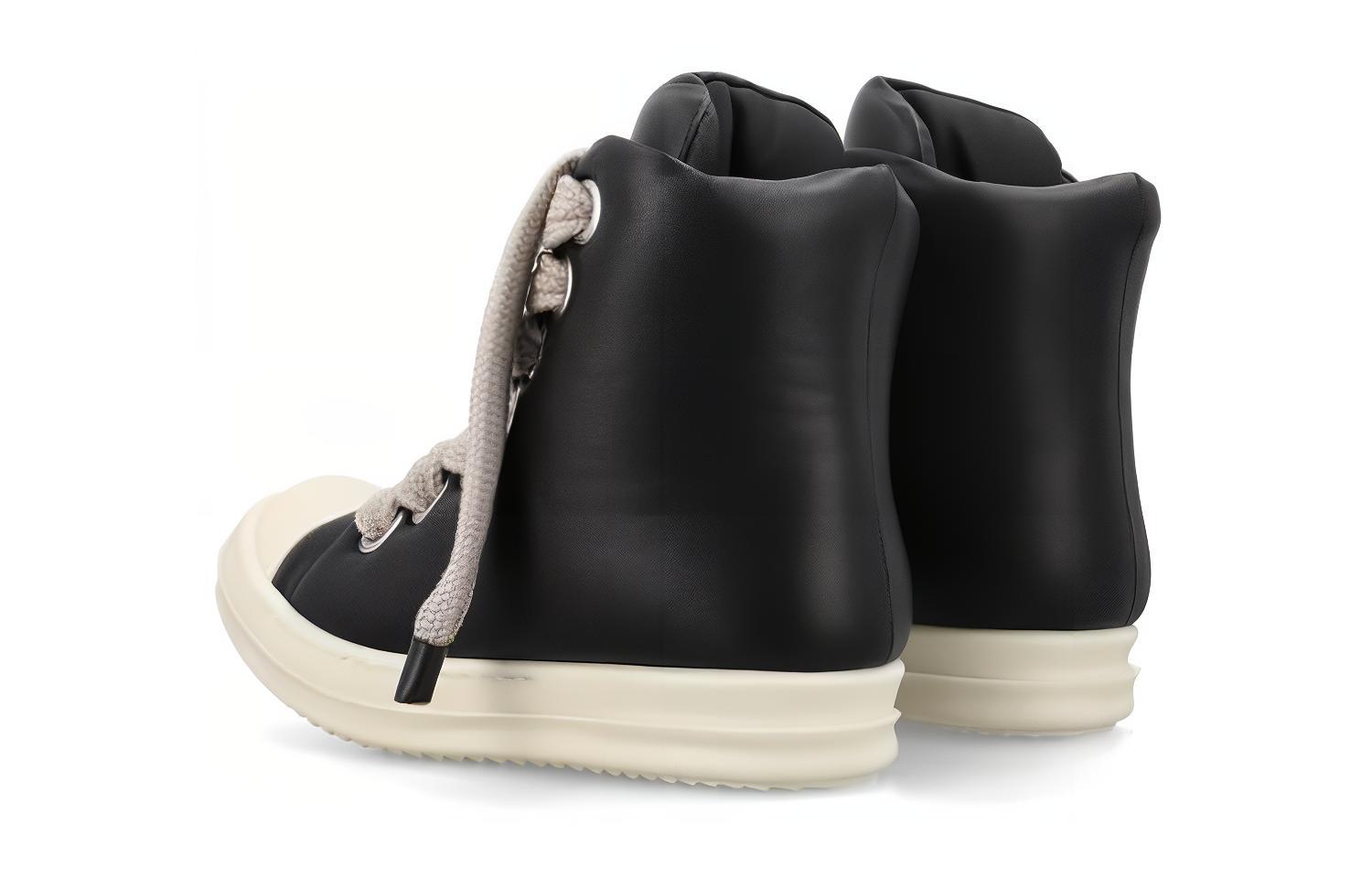 Люксор Джамбо Лейс Пэддэд Сникерс Блэк Милк Женские RICK OWENS