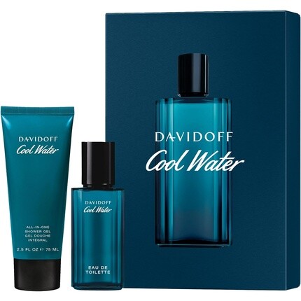 

Davidoff Men's Cool Water Eau de Toilette Festive Gift Set 40ml and Shower Gel 75ml