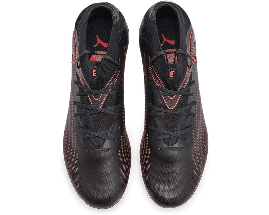 Мужские бутсы PUMA Future 9 Pro Firm Artificial Ground, Black/Glowing Red/Strong Gray — фото 2