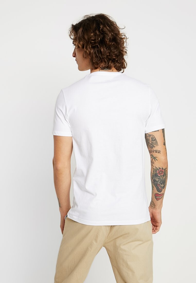 базовая футболка Crewneck Graphic 2 Pack Levi's, цвет white/mineral black — фото 3