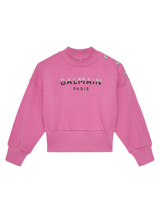 

Толстовка обычного кроя BV4A90-Z0081 Balmain, розовый