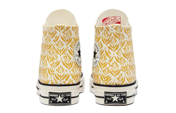 Кроссовки chuck 70 high 'summer spirit - gold dart' Converse, желтый — фото 4