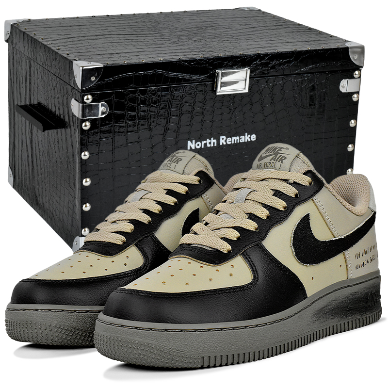 

Кроссовки для скейтбординга Air Force 1 Abrasion Resistant низкие унисекс Nike, Warm коричневый Love Confession Box 4