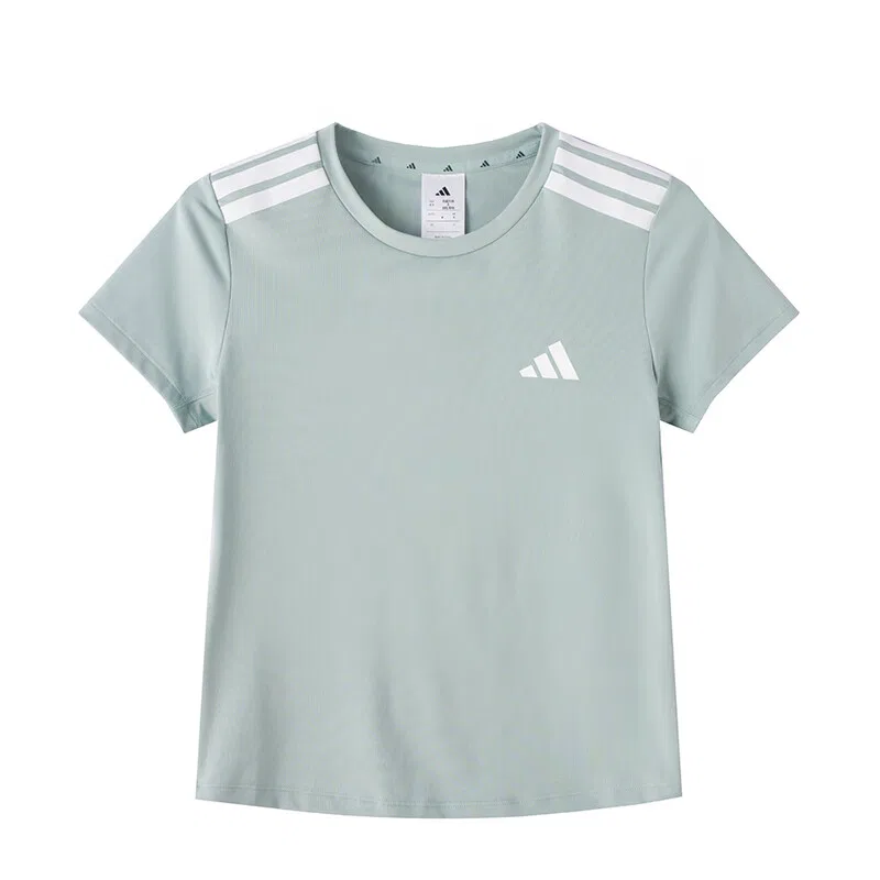 Футболка женская Quick Dry Adidas, Light Gray Green