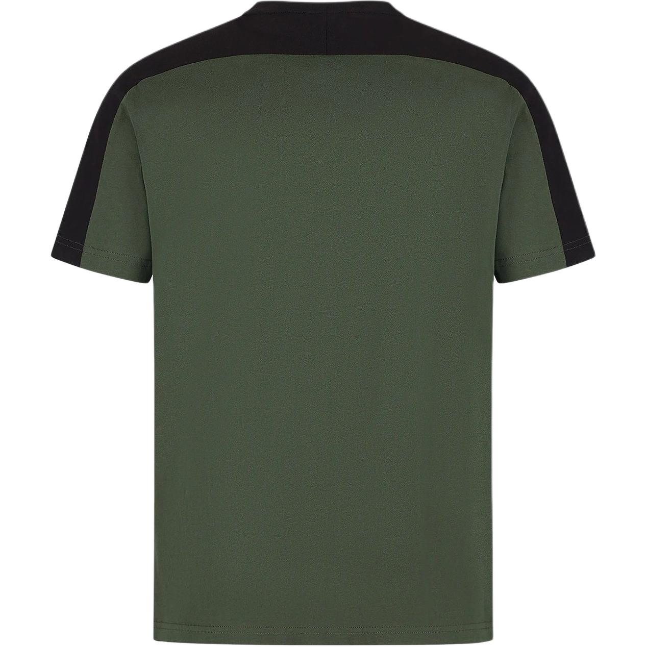 EMPORIO ARMANI Футболка мужская black/khaki — фото 3