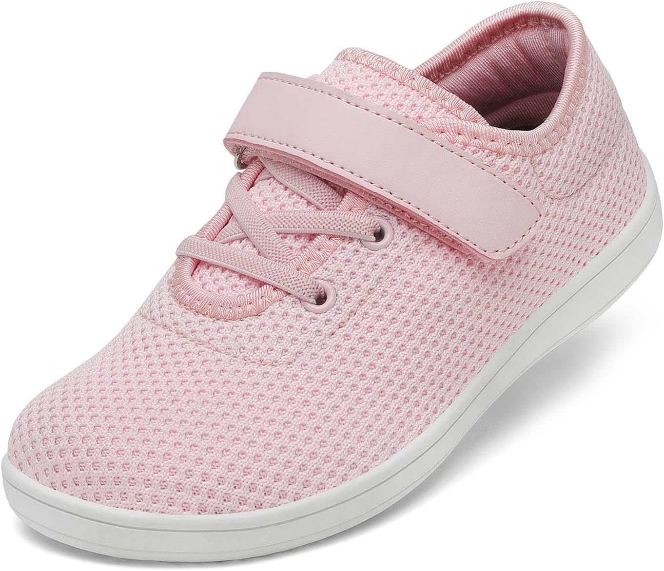 

Детские босоножки/кроссовки для мальчиков и девочек, дышащие, легкие, с широкой носочной частью, для дома и улицы Tikvaw, белый/розовый