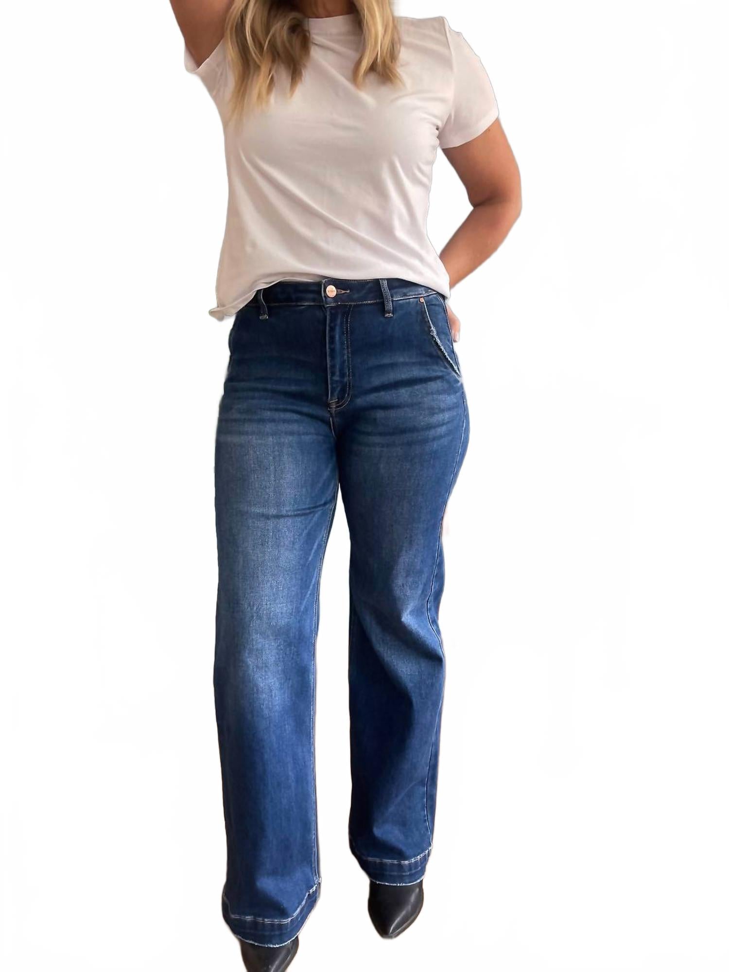 

Mica denim Джинсы-брюки Dena темно-синего цвета