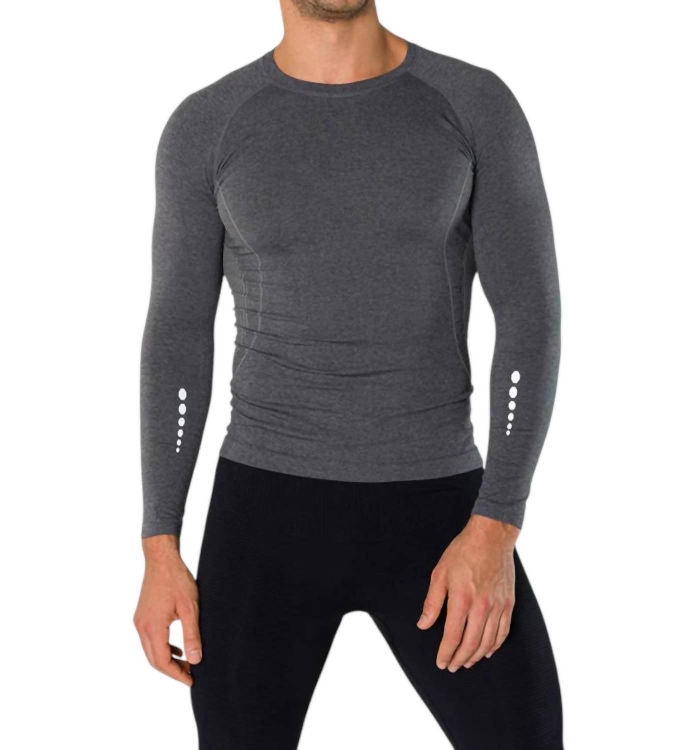 

Смелый компрессионный топ с длинными рукавами в цвете Heather Grey Zensah