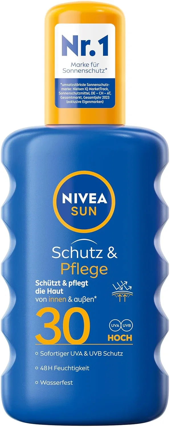 Солнцезащитный спрей SPF 30 «Protection & Care» от Nivea Sun Nivea Sun