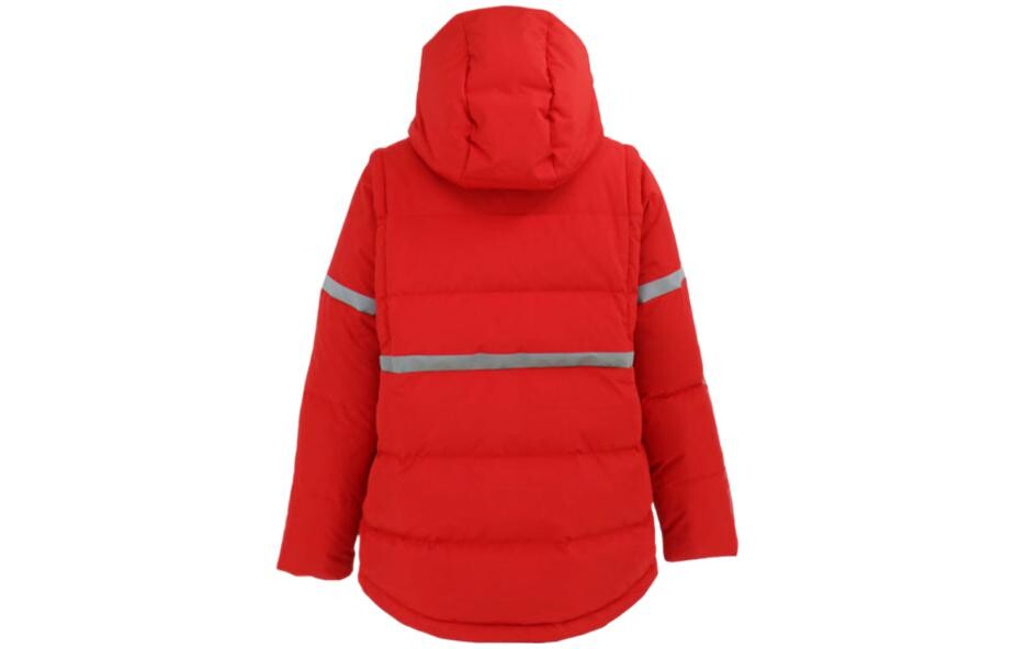 Пуховик Adidas Kids, красный — фото 2