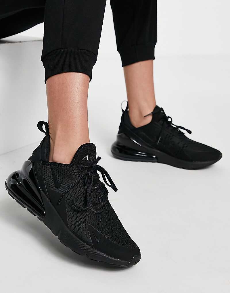 

Черные кроссовки Nike Air Max 270, Черный, Черные кроссовки Nike Air Max 270
