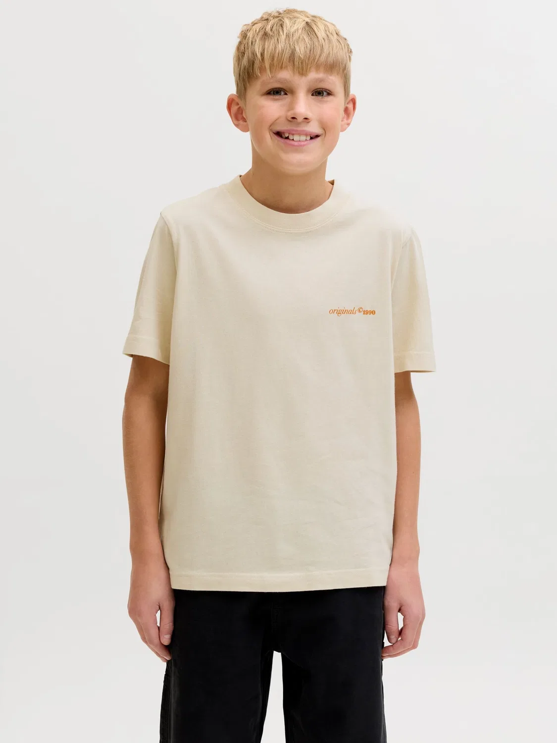 Футболка Jack & Jones Junior, Light Beige — фото 3