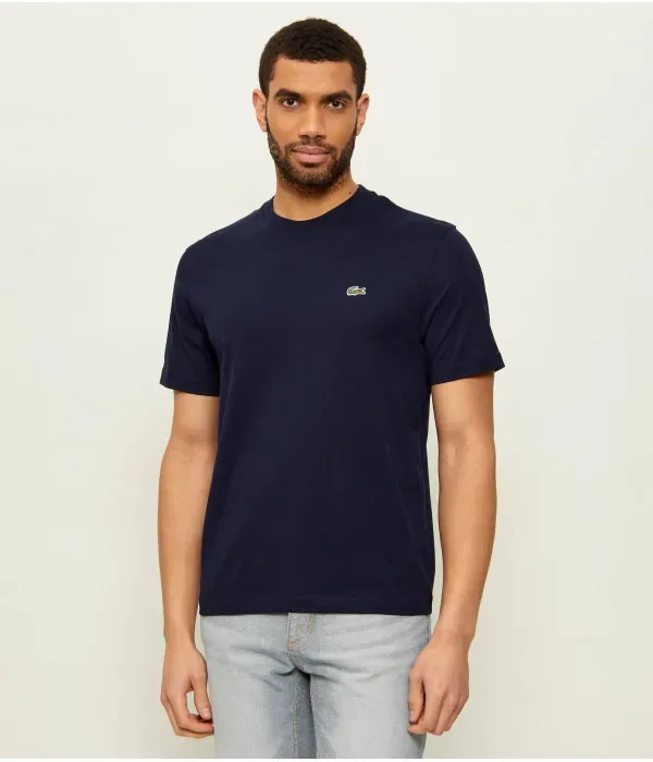 Футболка classic fit Lacoste, темно-синий