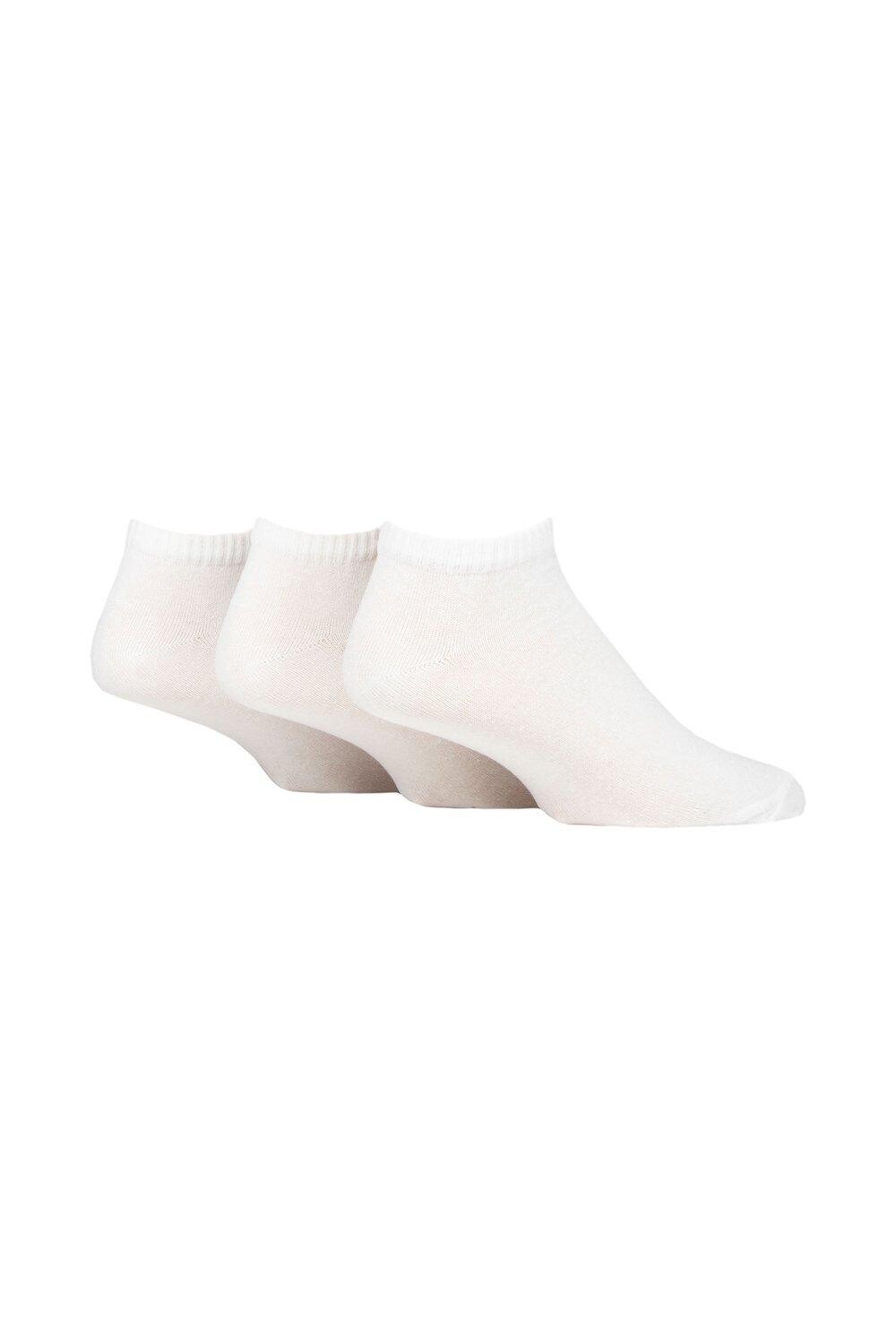 

3 пары спортивных спортивных носков из 100% переработанного простого хлопка SOCKSHOP TORE, белый