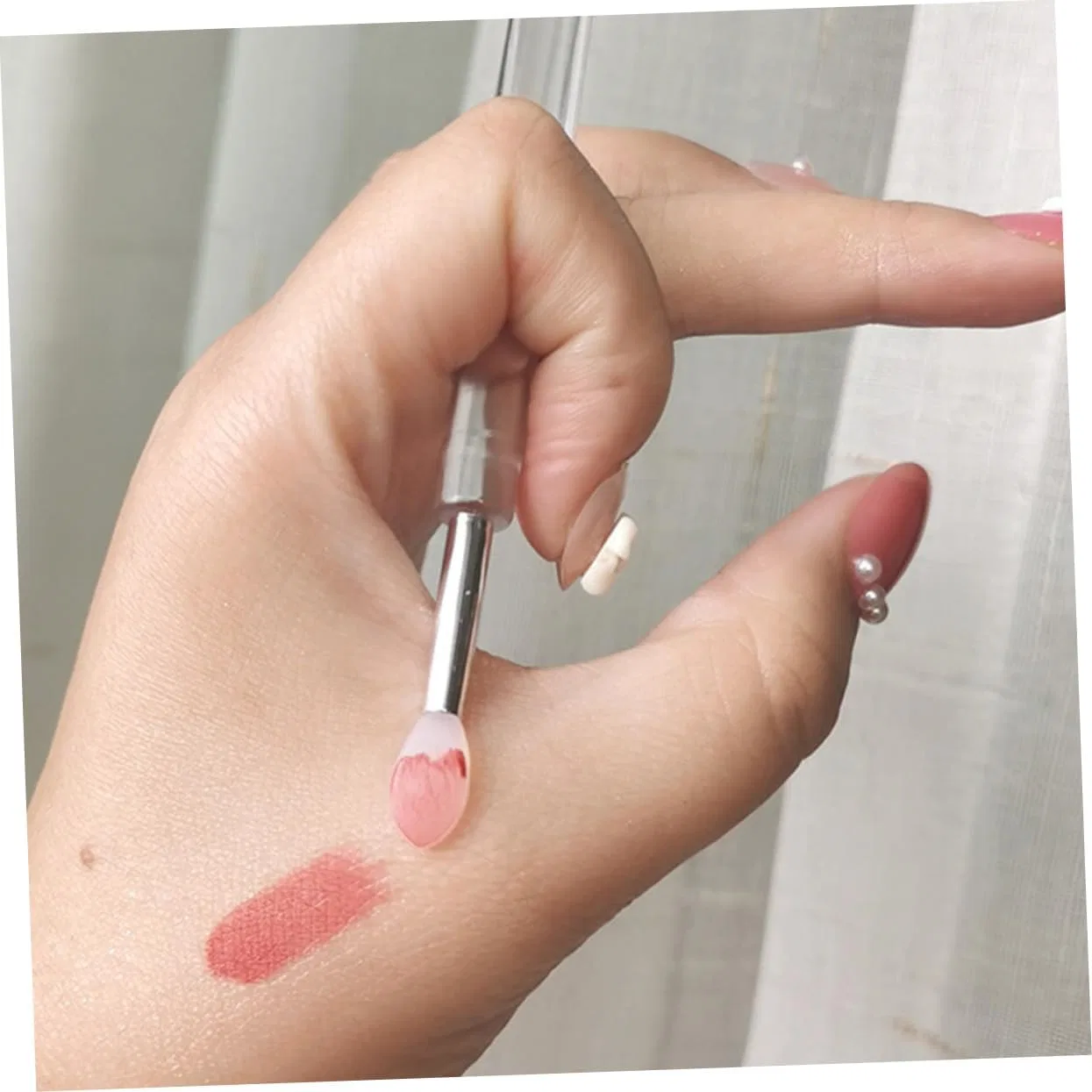 Кисти для губ силиконовые Beaupretty набор 6 шт мультиколор — фото 4