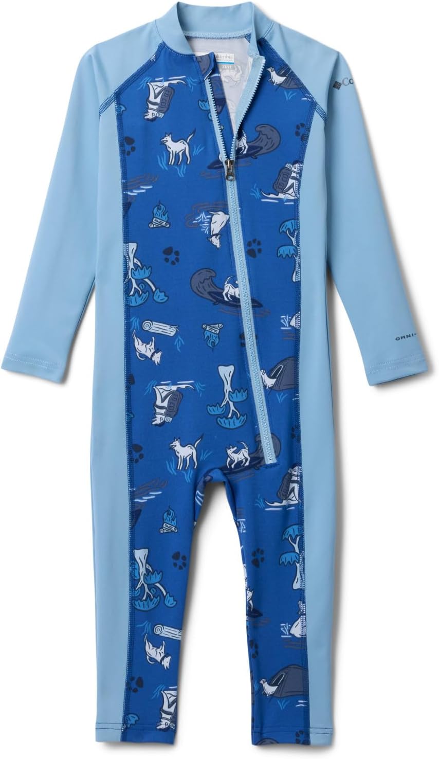 

Колумбия Baby Sandy Shores II комбинезон от солнца Columbia, Mountain Blue Trail Tails/Ripple Blue