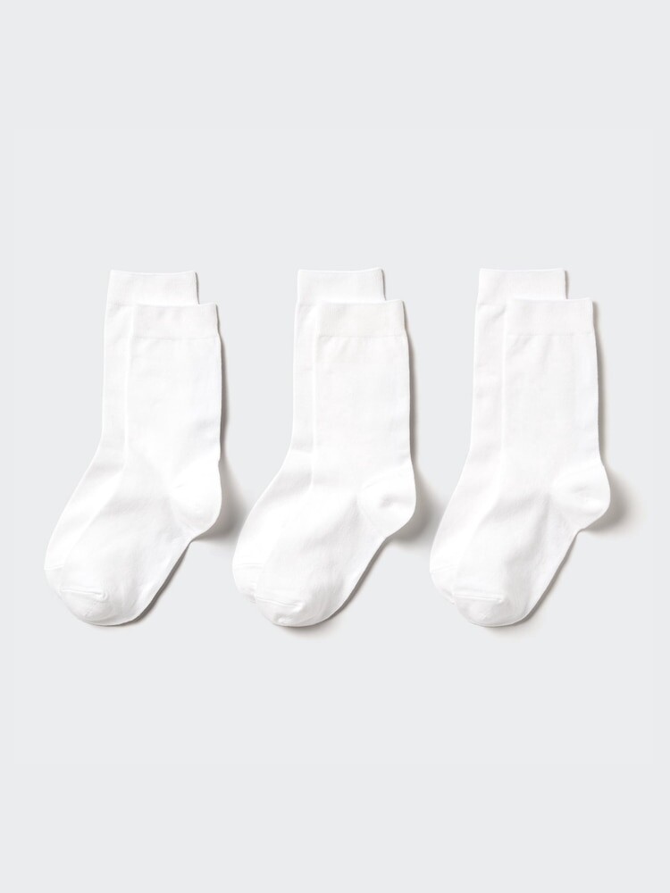 

Носки 3 пары Uniqlo, цвет 00 белый