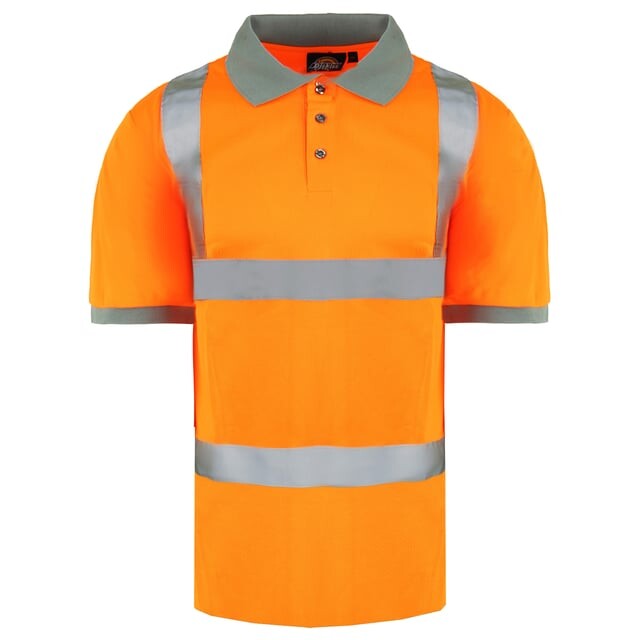 

Мужская безопасная рубашка-поло повышенной видимости Dickies, оранжевый