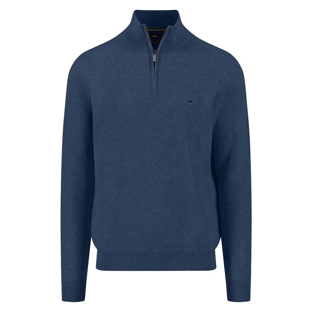 

Свитер Fynch Hatton 1514222 half zip, синий