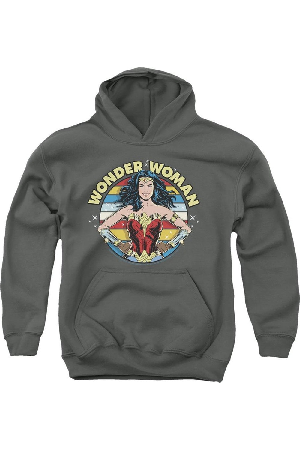 

Толстовка с капюшоном Wonder Woman 84 Женщина-Чудо для молодежи Gildan, Charcoal