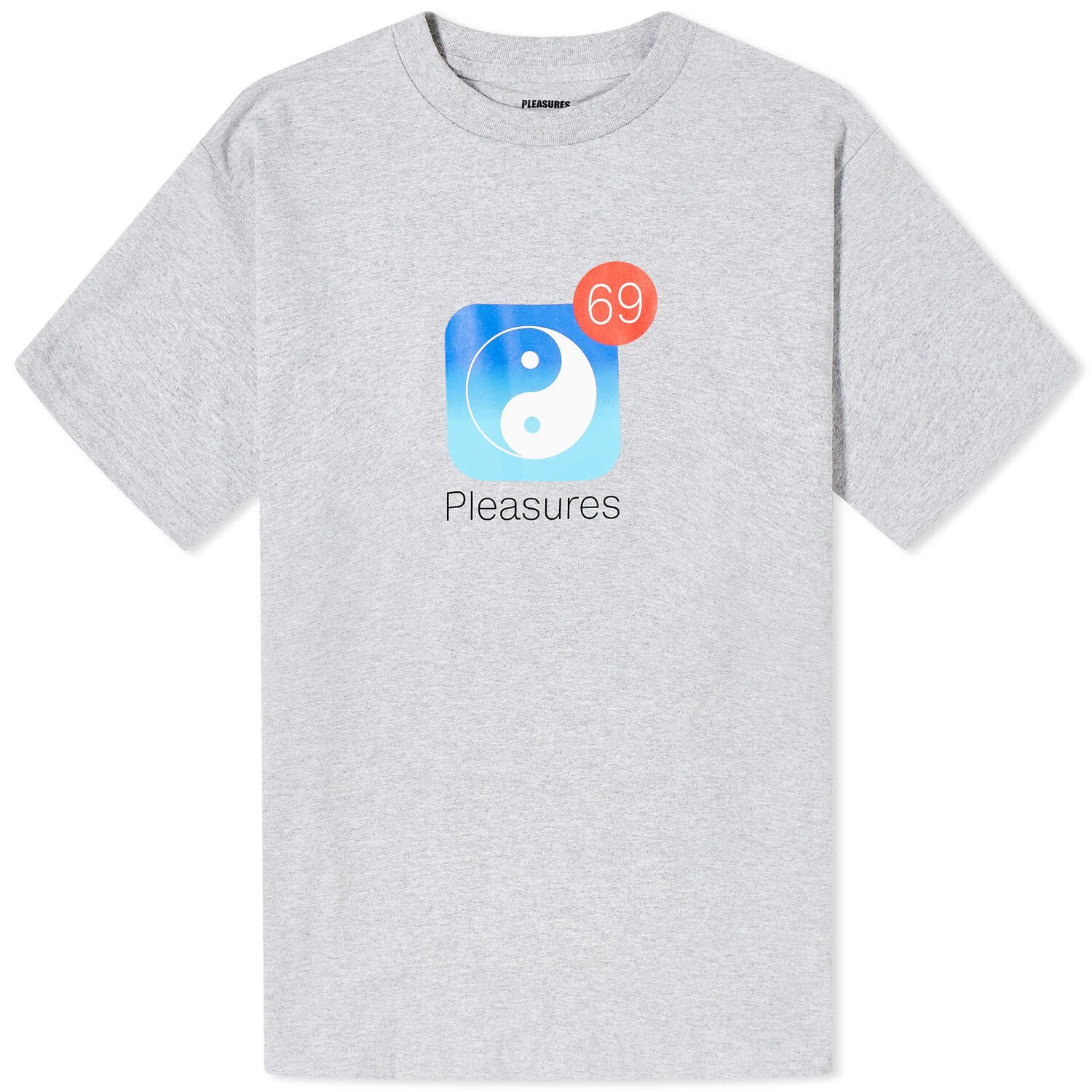 

Футболка Pleasures Notify T-Shirt, серый