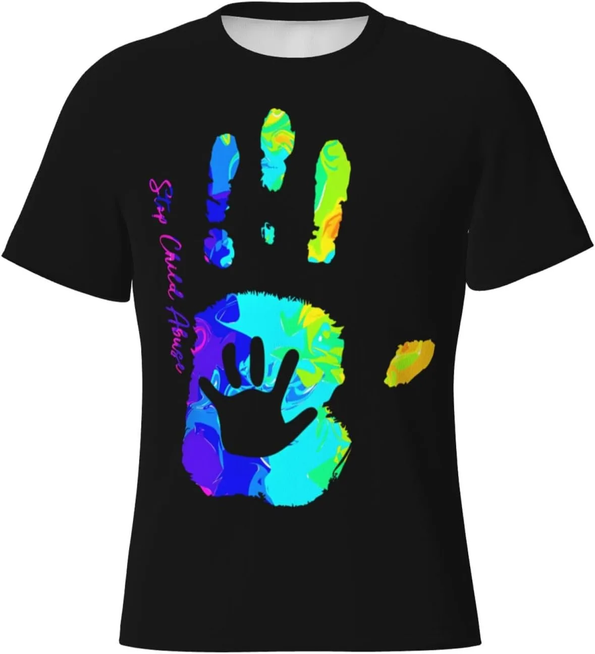 

Футболка Stop Child Abuse Child Abuse Prevention Awareness NEzih