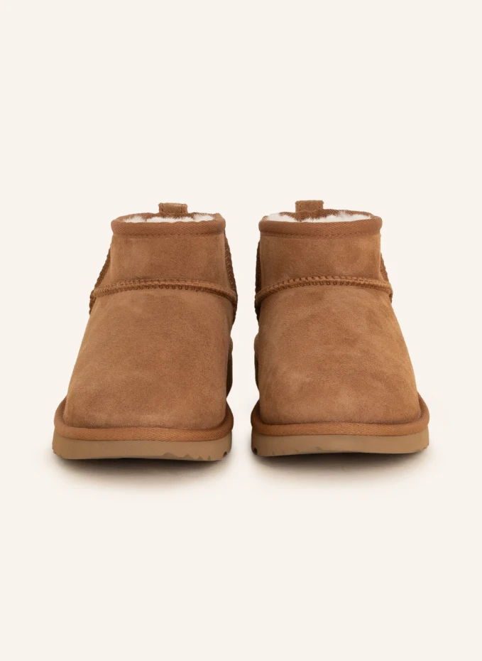 Угги короткие UGG, бежевый — фото 3