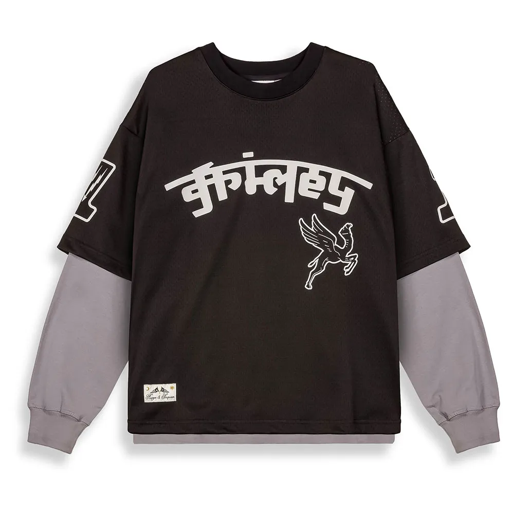 

Футболка с длинным рукавом Grimey Race War Mesh, черный