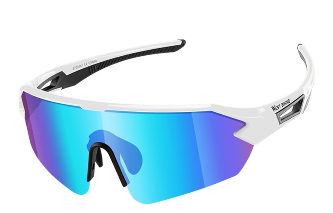 

Велоспорт и бег. Велосипедные очки WEST BIKING, Black Red Frame-Smart Color-Changing