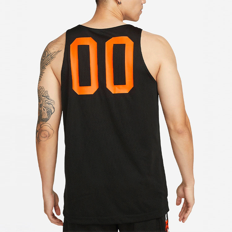 Джерси Men's Nike Sports Creative Printing Running Basketball Jersey/Vest Black — фото 4