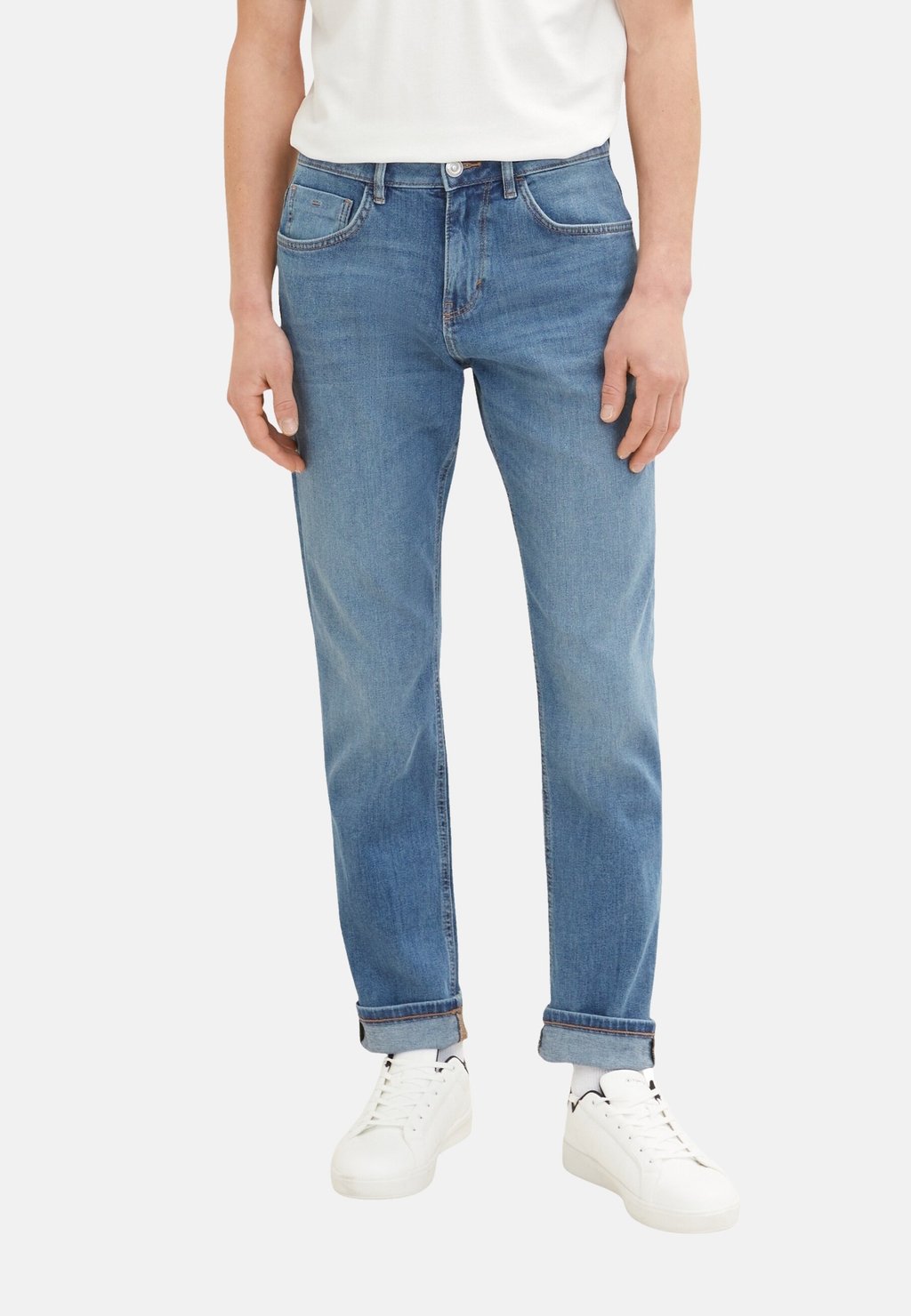 

Джинсы облегающего кроя JOSH IM 5 POCKET STYLE MIT REISSVERSCH TOM TAILOR, цвет Blau