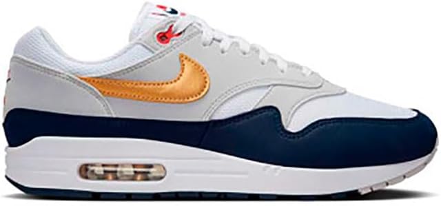 

Nike Мужские кроссовки Air Max 1, Obsidian Metallic Gold White