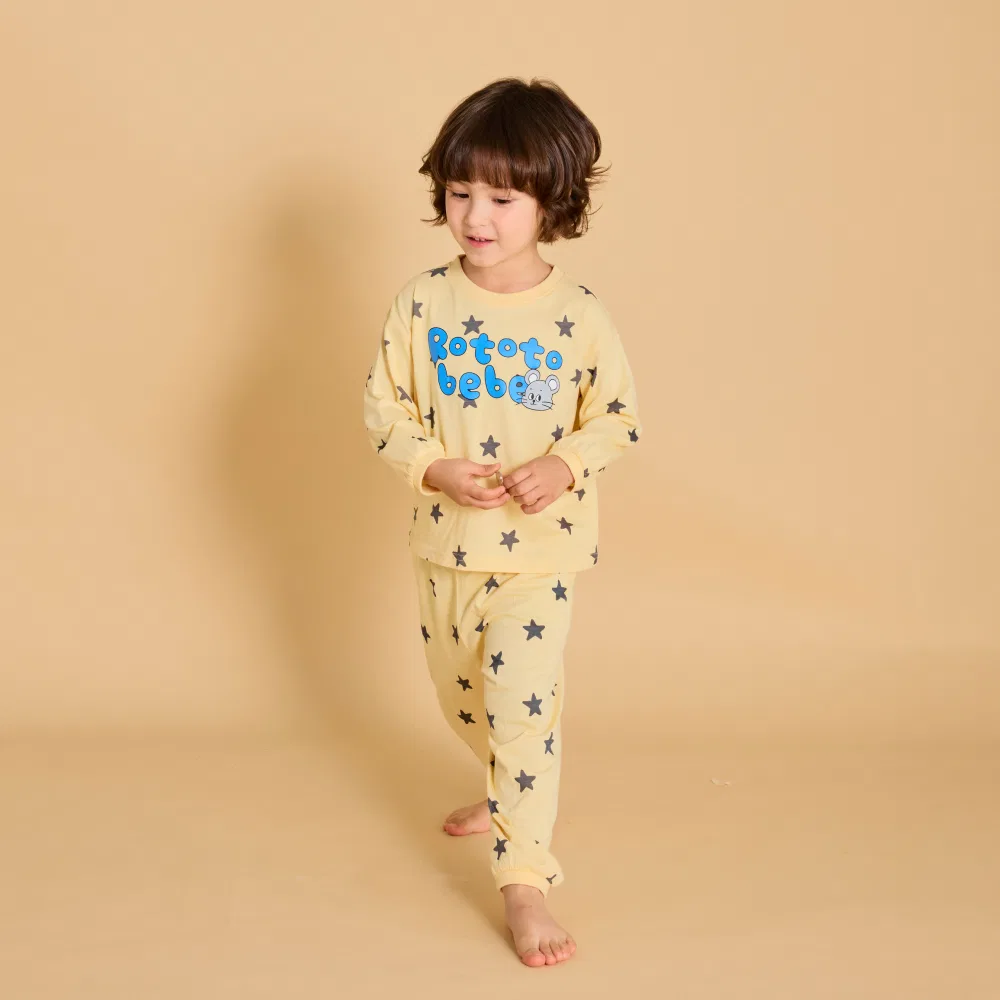 Детский домашний комплект Floral Star, жёлтый, от Rototobebe